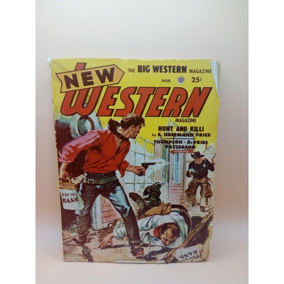 Vintage "The Big Western Magazine" - March 1949 Issue - Pulp Fiction Collectible - Picture 1 of 7